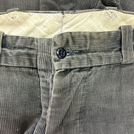 FRENCH WORK 50S CORDUROY WORKPANT BLACK fits XL 74841