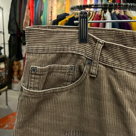 NEIGHBORHOOD SAVAGE CORDUROY DP WIDE PANT BROWN XL 242XBNH-PTM10