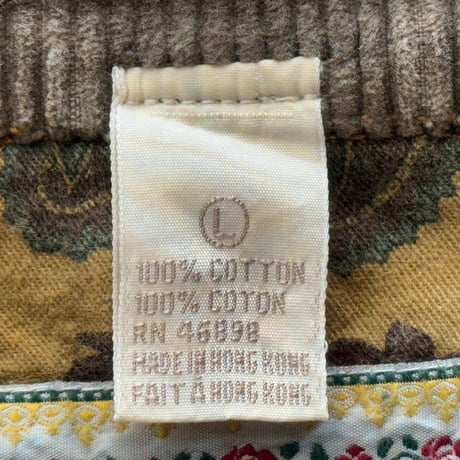 UNKNOWN DENIM JACKET PAISLEY LARGE 46771