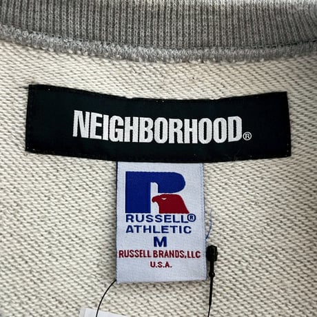 NEIGHBORHOOD × RUSSELL CREWNECK SWEAT GREY MEDIUM 231XRRUN-CSM01 62485