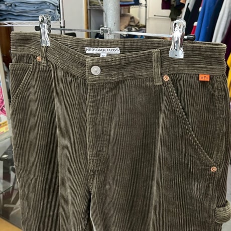 HERITAGEFLOSS CORDUROY CARPENTER PANTS KHAKI MEDIUM 56546
