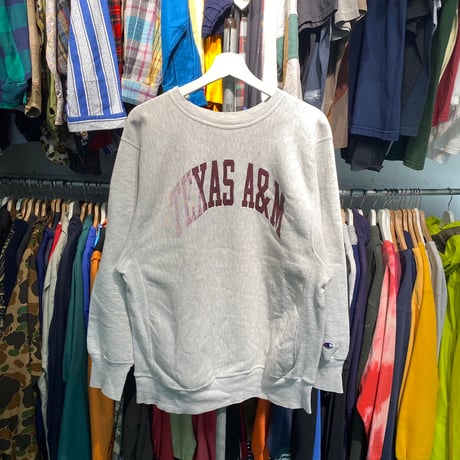 CHAMPION 90S RW SWEAT TEAS A&M GREY XL 69727