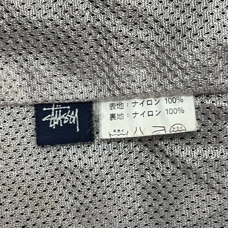 STUSSY NYLON ZIP UP JACKET BLACK MEDIUM 69676