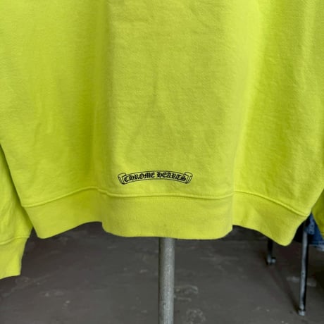 CHROME HEARTS × MATTY BOY PPO CHAIN GAME CREWNECK SWEAT YELLOW XXL 36983