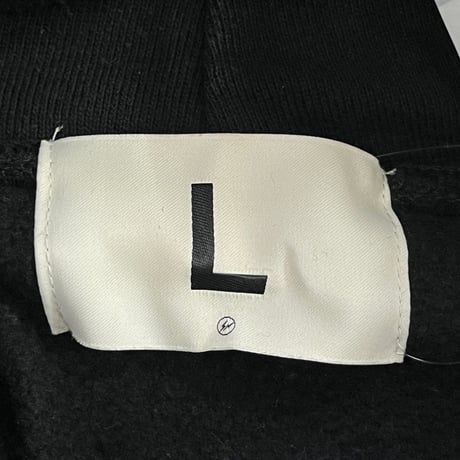 FRAGMENT UNIVERSITY HOODIE BLACK LARGE 17590