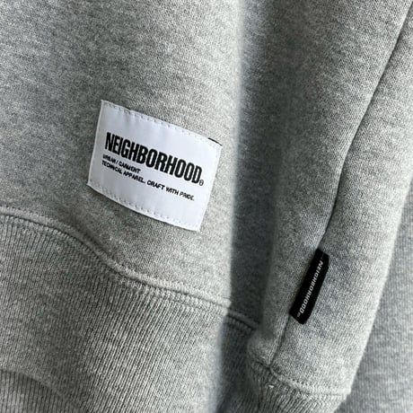 NEIGHBORHOOD  × MAJOR FORCE SWEATSHIRT LS GREY XL 232UWMFN-CSM01S 92696
