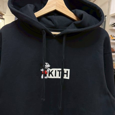 KITH × DISNEY CLASSIC LOGO HOODIE BLACK LARGE 17545