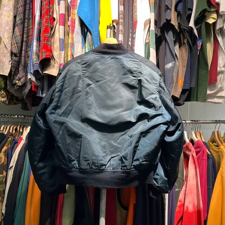 ALPHA 90S MA-1 FLIGHT JACKET NAVY LARGE 49625
