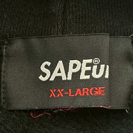 SAPEur × atmos NIGHT SAFARI LOGO HOODIE BLACK XXL 93303