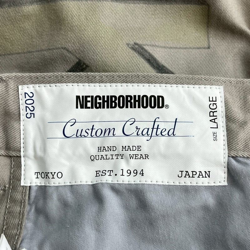NEIGHBORHOOD 25SS MEMORIAL UTILITY PANTS GRAY L