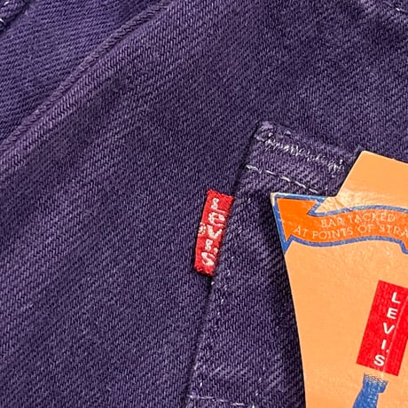 LEVI's 501 NOS COLLAR DENIM PANT 32/34 PURPLE 04130