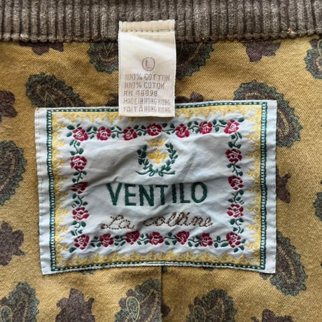 UNKNOWN DENIM JACKET PAISLEY LARGE 46771