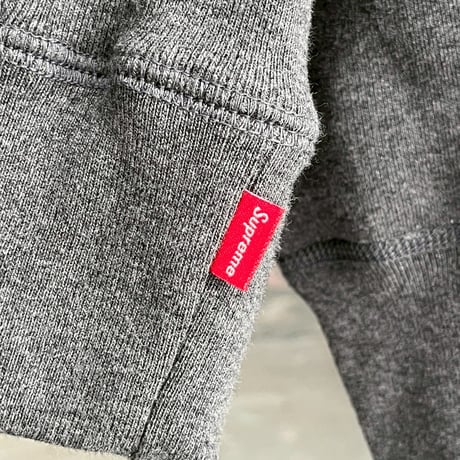Supreme 21AW BOX LOGO HOODED SWEATSHIRT CHARCOAL MEDIUM 46538