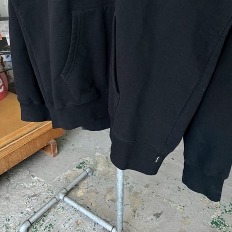 Supreme × BURBERRY BOX LOGO HOODED SWEATSHIRT BLACK XL 56554