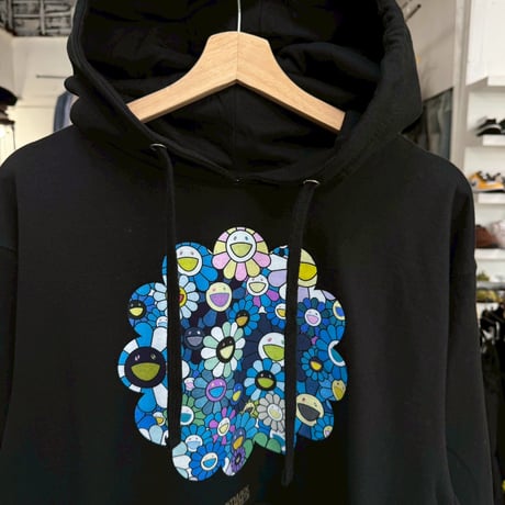 TAKASHI MURAKAMI × COMPLEXCON FLOWER HOODIE BLACK MEDIUM 17608