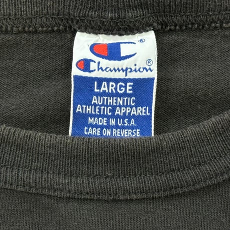 CHAMPION 90S SCRIPT LOGO BLACK LARGE 22482