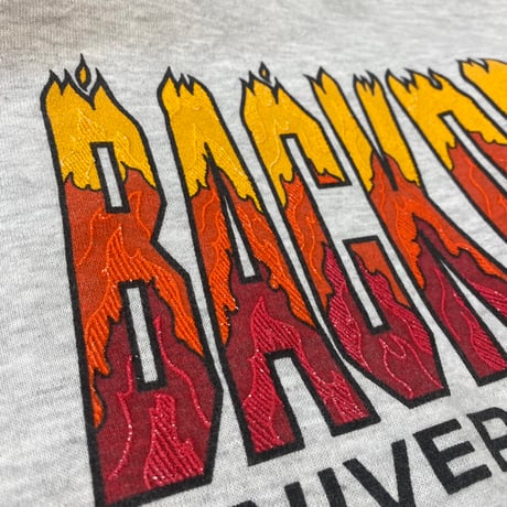BACKDRAFT 90S FIRE PRINT SWEAT GREY LARGE 87771