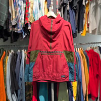 L.L.BEAN TYROLEAN TAPE ANORAK RED fits LARGE 92713