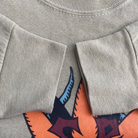 SBEC FOR SLIDERS 90S LOGO PRINT SWEAT BEIGE XL 22638