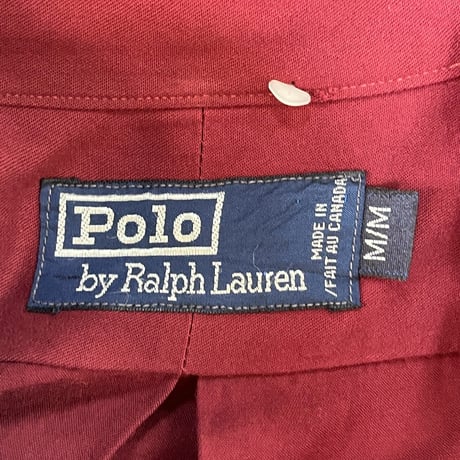 POLO RALPH LAUREN 90S  RAYON SHIRT MEDIUM 16429