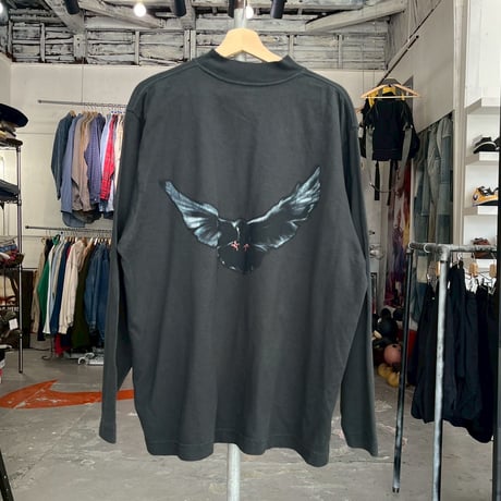 YEEZY × GAP BY BALENCIAGA 10A DOVE LS TEE DARK BLACK XS 47226