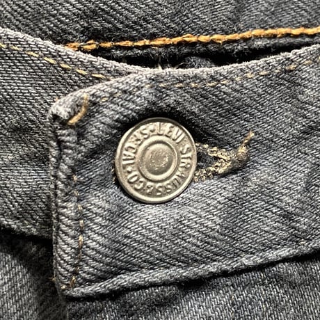 LEVIS 90S 501 OVER DYE BLACK DENIM 33/34 64620