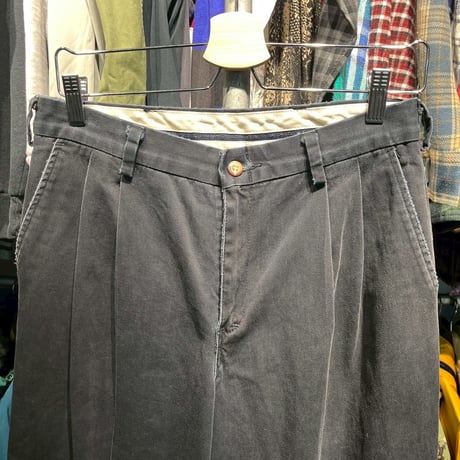 DICKIES 2TAC TAPERED CHINO PANT BLACK FITS MEDIUM 40854