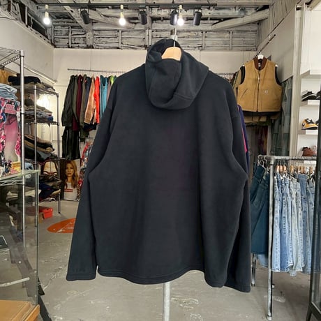 Supreme POLARTEC FACEMASK HALF ZIP HOODED SWEATSHIRT BLACK XXL 65462