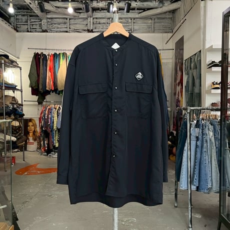 WHITE MOUTAINEERING × FCRB STAND COLLAR SHRIT BLACK 3 WM2273106 92705