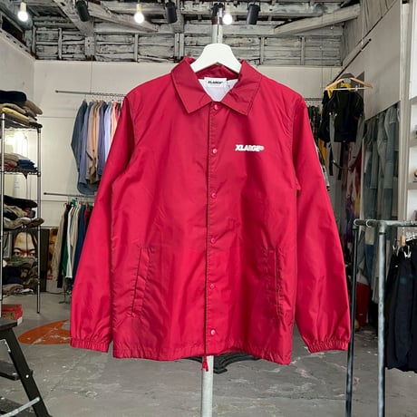 X-LARGE OG LOGO COACHES JACKET RED SMALL 01163519 55613