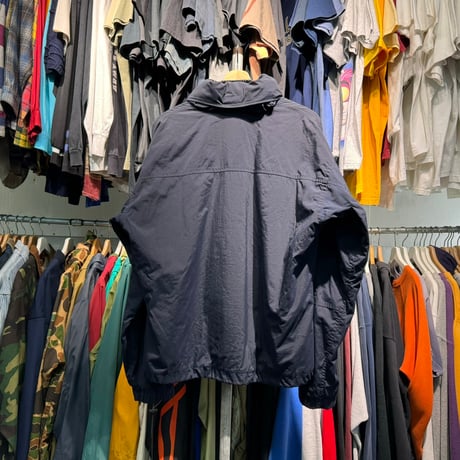 POLO SPORT 90S NYLON ZIP UP JACKET NAVY MEDIUM 69660