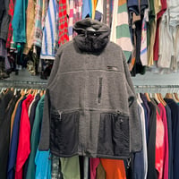 TOMMY HILFIGER 90S FLECCE HOODIE GREY/BLACK XL 98455