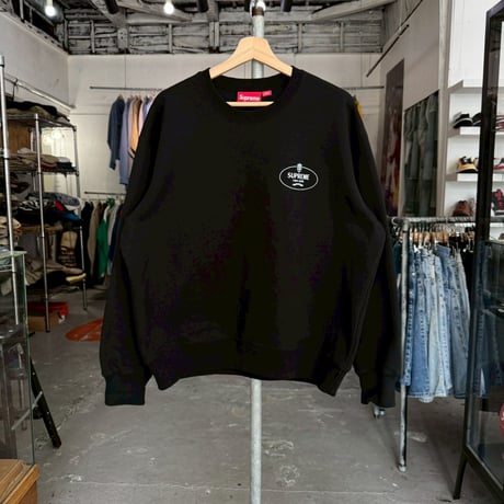 Supreme CREST CREWNECK SWEAT BLACK MEDIUM 57288