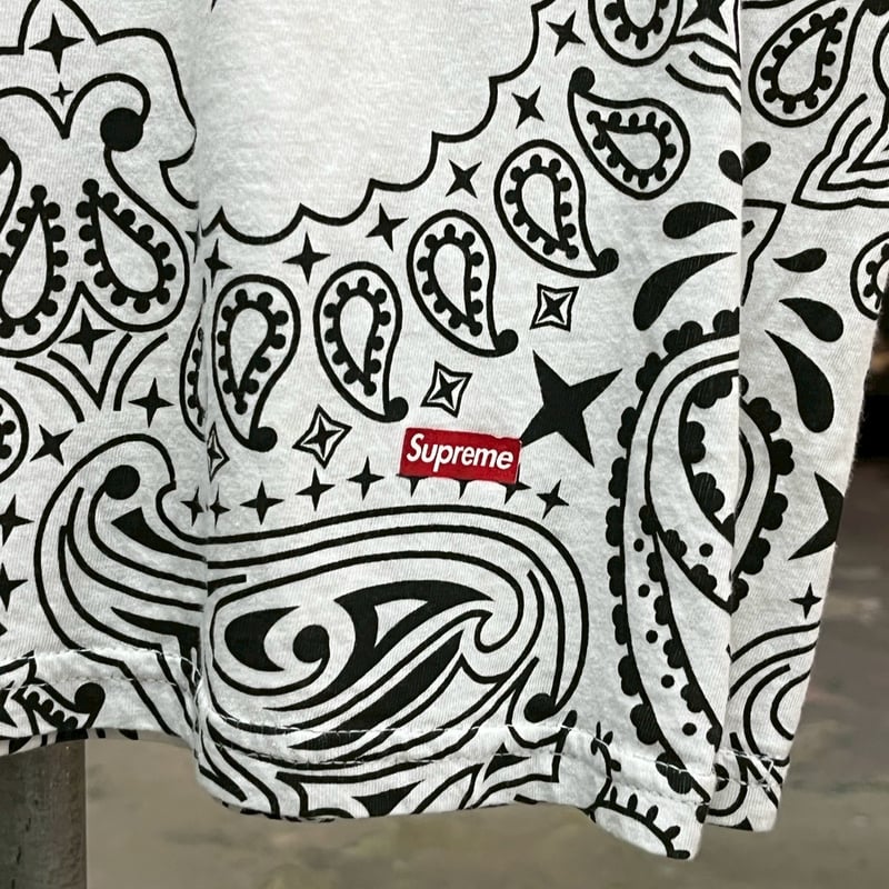 Supreme × HANES BANDANA TAGLESS TEE WHITE LARGE