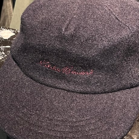 EDDIE BAUER 90S WOOL CAP NAVY L/XL 86611