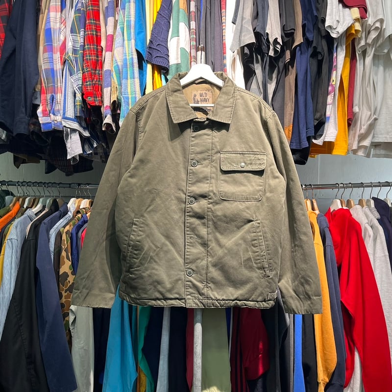 OLD NAVY 00S A2 TYPE JACKET KHAKI LARGE 77416 |