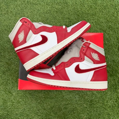 NIKE W AIR JORDAN 1 RETRO HIGH OG VARSITY RED CHENILLE DJ4891-061 28.5cm 17194