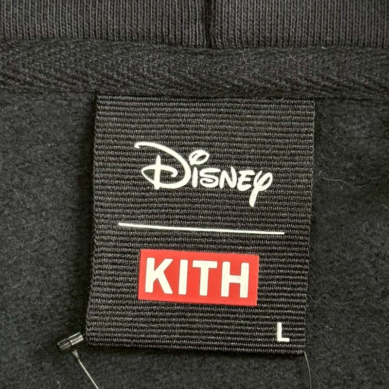 KITH × DISNEY CLASSIC LOGO HOODIE BLACK LARGE 1