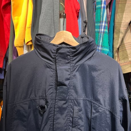 POLO SPORT 90S NYLON ZIP UP JACKET NAVY MEDIUM 69660