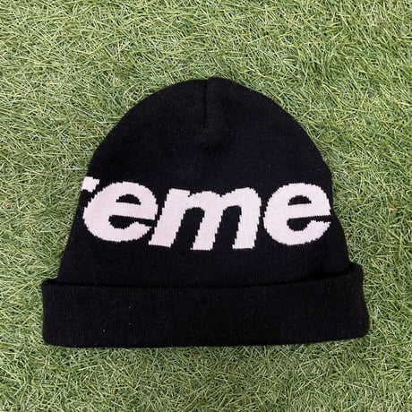 Supreme 23AW BIG LOGO BEANIE BLACK 87867