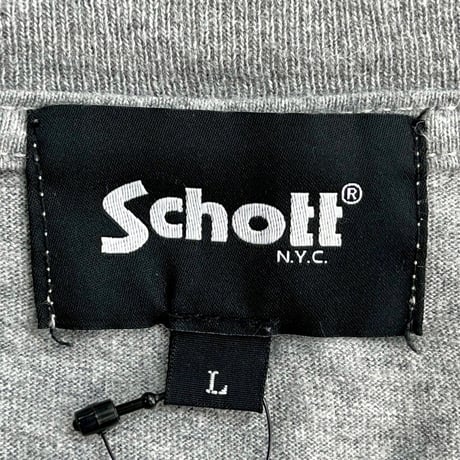 NEIGHBORHOOD × SCHOTT KOSTAS SEREMETIS TEE LS -232US26N-LTM01S GREY LARGE 97458