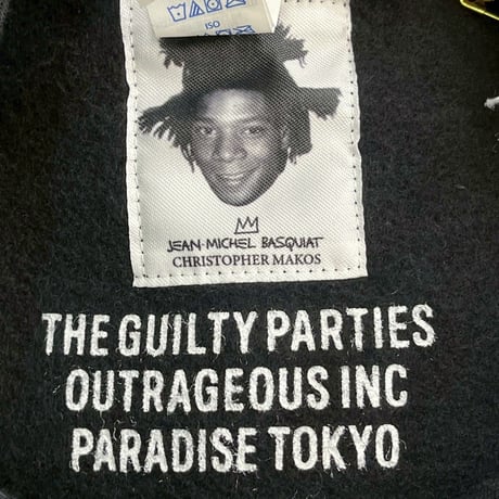 WACKO MARIA × JEAN-MICHEL BASQUIAT PULLOVER HOODED SWEAT SHIRT BASQUIAT-WM-SS06 BLACK XL 10320