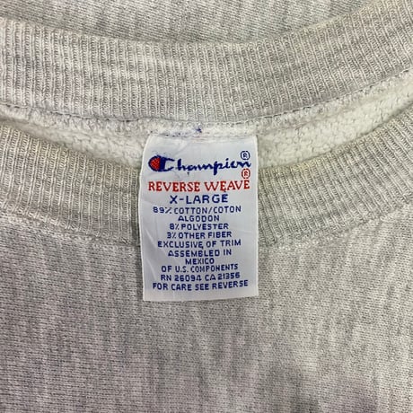CHAMPION 90S RW SWEAT TEAS A&M GREY XL 69727