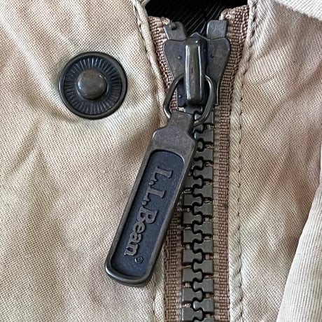 L.L.BEAN 00S MOLESKIN JACKET YELLOW MEDIUM 87072