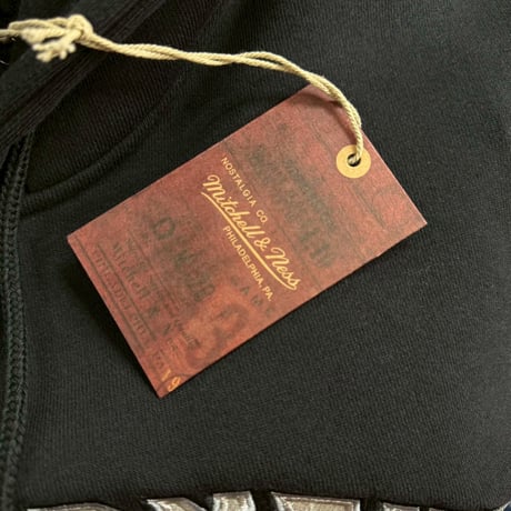 MITCHEL＆NESS × MASTERMIND BRANDED HOODIE BLACK XL 29872