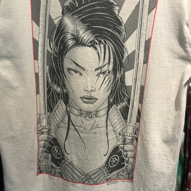 MARVEL 90S 死/SHI CHARACTER PRINT WHITE MEDIUM 2