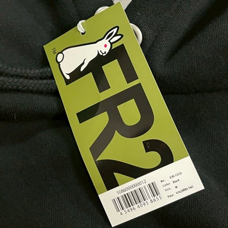 FR2 HANAHUDA LOGO HOODIE  BLACK MEDIUM 92327