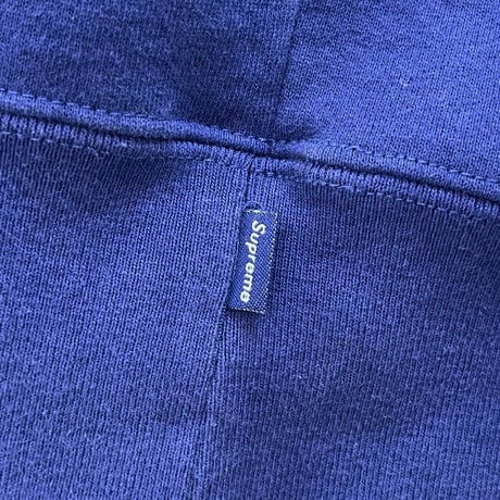 Supreme SMALL BOX HOODED SWEATSHIRT WASHED NAVY XL 09229