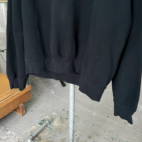 ESSENTIALS FRONT LOGO CREWNECK SWEAT BLACK MEDIUM 17573