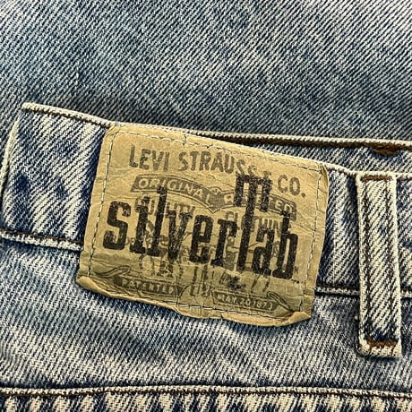 LEVIS 90S SILVER TAB LOOSE SHORT INDEGO 33 57282